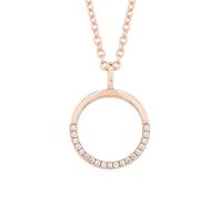 S.Oliver Gioiello Donna Collana Argento Zirconia Rosa Oro Cerchio 2026070