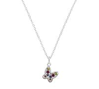 s.Oliver Collana per bambine in Argento 925, con zirconi sintetici, 37+3 cm, Argento, Viene fornita in confezione regalo per gioielli