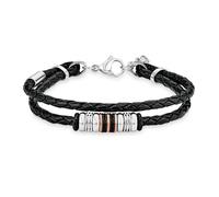 S.Oliver Gioiello Uomo Bracciale In Pelle Acciaio SO1370/1 - 540414