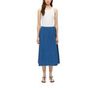s.Oliver Gonna da Donna, vestibilità Regolare, Denim, Vita Alta, Lunghezza Midi con Laccetto e Passanti per Cintura, per Le Vacanze
