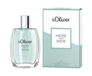 s.Oliver® HERE AND NOW Man | Eau de Toilette - piccante - caldo - maschile - per qui e ora | 50 ml Eau de Toilette