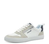 s.Oliver Herren Sneaker Low 5-13611-44, Scarpe da Ginnastica Uomo, Pettine Bianco, 45 EU
