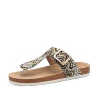 s.Oliver Infradito da donna con fibbia comoda, cachi, 39 EU