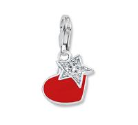 S.oliver Jewel Ciondolo Donna Charm Argento Cuore Zirconia Socha / 216 - 465069