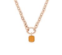 S.oliver Jewel Collana da Donna con Ciondolo Acciaio Inox IP Rosa 2037969