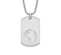 S.oliver Jewel Collana Uomo Acciaio Inox Mappamondo 2026121