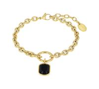 S.oliver Jewel Donna Bracciale IN Acciaio Inox IP Oro Zirconia Bianco 2038857