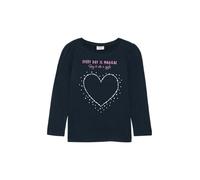 s.Oliver Junior 2156131 Maglia a Maniche Lunghe con Stampa e Pietre preziose, 5952, 92-98 Bambine e Ragazze
