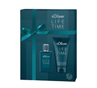 s.Oliver Profumi da uomo Life Time Men Set doppio Eau de Toilet Spray 30 ml + Gel doccia e Shampoo 75 ml 1 Stk.