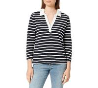 s.Oliver Maglietta da Donna a Maniche Lunghe, Blu 32