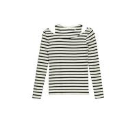 s.Oliver Maglietta a Maniche Lunghe da Ragazza con Cut-out, 02 g1 Bianco, 152