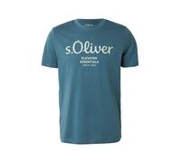 s.Oliver Maglietta blu ciano / verde pastello Uomo s.Oliver XXXL