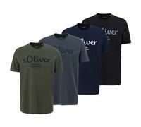 s.Oliver Maglietta blu / grigio scuro / verde scuro / nero Uomo s.Oliver M