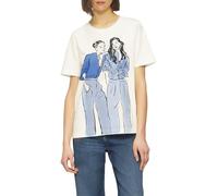 s.Oliver Maglietta Casual in Cotone con Stampa Frontale, 02e0, 48