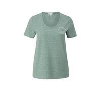 s.Oliver Maglietta da Donna 2145256 con Stampa Posteriore, Turchese 65d0, 40