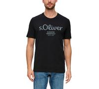 s.Oliver 2139909 T-Shirt, Nero 99D1, L Uomo