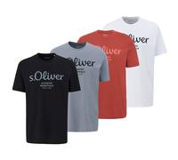s.Oliver Maglietta grigio / rosso / nero / bianco Uomo s.Oliver L