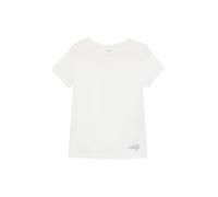 s.Oliver Maglietta in Jersey con Stampa discreta, Bianco, 104-110