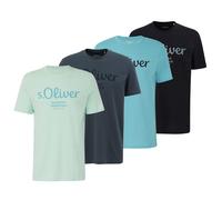 s.Oliver Maglietta navy / turchese / grigio scuro / menta Uomo s.Oliver M