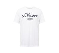 s.Oliver Maglietta nero / bianco Uomo s.Oliver XXL nero / bianco