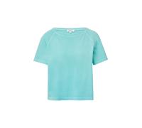 s.Oliver 2166439 T-Shirt, Turchese, 42 Donna