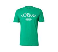 s.Oliver Maglietta verde / bianco Uomo s.Oliver XL verde / bianco
