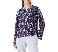 s.Oliver Magliette a Maniche Lunghe T-Shirt Lunga, Blu|Multicolore 59A0, 42 Donna