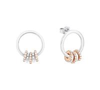 s.Oliver Orecchini a bottone in argento Sterling 925 da donna, con zirconi sintetici, argento, forniti in confezione regalo per gioielli