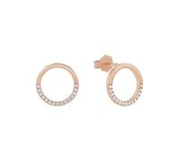 s.Oliver Orecchini a perno Gioielli all'orecchio, con Zirconia synth., 1,2 cm, Rosé, Viene fornito in una confezione regalo di gioielli, 2026069