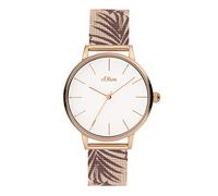 s.Oliver Orologio Analogueico Quarzo Donna con Cinturino in Acciaio Inox SO-3979-MQ