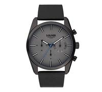 s.Oliver Orologio Cronografo Quarzo Uomo con Cinturino in Pelle SO-3866-LC