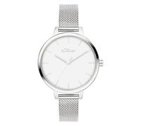 s.Oliver orologio da donna - Rotondo - argento - 36 mm - Elegante orologio da donna in metallo con movimento al quarzo - 3 ATM impermeabile - antigraffio