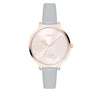 s.Oliver Orologio da donna - rotondo - oro rosa - 34 mm - elegante orologio da donna in metallo con movimento al quarzo - impermeabile 3 ATM - antigraffio