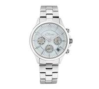 s.Oliver Orologio da polso da Donna al quarzo Analogico, con Bracciale in Acciaio Inossidabile, Argento, impermeabile a 5 bar, multifunzione, fornito in confezione regalo