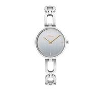 s.Oliver Orologio da polso da Donna al quarzo Analogico, con Bracciale in Acciaio Inossidabile, Argento, impermeabile 3 bar, fornito in confezione regalo
