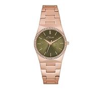 s.Oliver Orologio da polso da Donna al quarzo Analogico, con Bracciale in Acciaio Inossidabile, colore rosa, impermeabile a 5 bar, fornito in confezione regalo