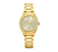 s.Oliver Orologio da polso da Donna al quarzo Analogico, con Bracciale in Acciaio Inossidabile, oro, impermeabile a 3 bar, fornito in confezione regalo