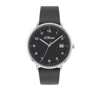 s.Oliver Orologio da polso da donna in pelle 2038594, cinghia
