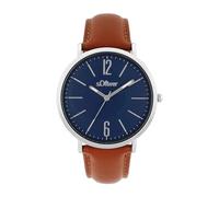 s.Oliver Orologio da polso da uomo cronografo in pelle 2038386