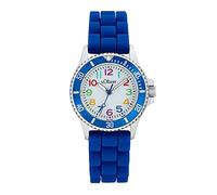 s.Oliver Orologio da polso Ragazzi Ragazzi Orologio al quarzo Analogico, con Cinturino in silicone, blu, resistente all'acqua 3 bar, fornito in scatola regalo orologi