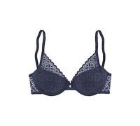 s.Oliver PB4200 Reggiseno Push up, 0,8 Pollici, Blu Scuro, 3B Donna