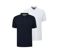 s.Oliver Polo da Uomo, 01 x 2 Bianco, S