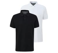 s.Oliver Polo Uomo 2 Pezzi Basic, Collo Poloshirt, Cotone, Unito
