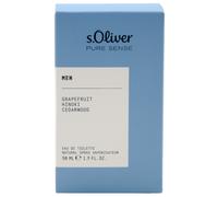 s.Oliver PURE SENSE 1 x 50ml Eau de Toilette Spray da Uomo