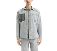 s.Oliver -qs Shirt Grey Denim Taglia: XXL | Camicie Casual Outlet | Uomo | Blu