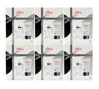 S.Oliver Set Regalo Uomo 6x Duo = 3x 30ml Eau De Toilette + 3x 75ml Gel Doccia