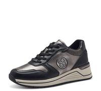 s.Oliver Sneaker da Donna Low 5-23619-43, Scarpe da Ginnastica, Black Pewter, 37 EU