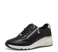 s.Oliver Sneakers - Sneaker da Donna con Lacci, con Cerniera, Colore: Nero (Black), 39 EU