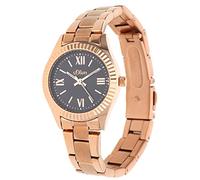 s.Oliver SO-15111-MQR - Orologio da polso da donna, analogico, al quarzo, IP Rosé