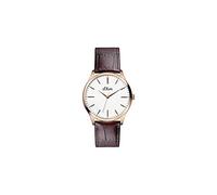 s.Oliver SO-2534-LQ - Orologio da polso uomo, pelle, colore: marrone